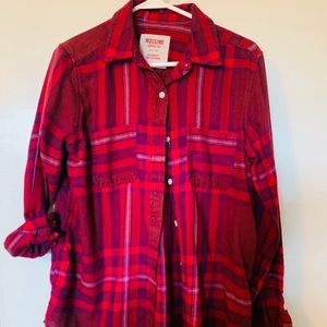 Target Red Boyfriend Flannel